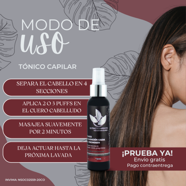 TÓNICO CAPILAR EXTRACTOS MÁGICOS - Imagen 3